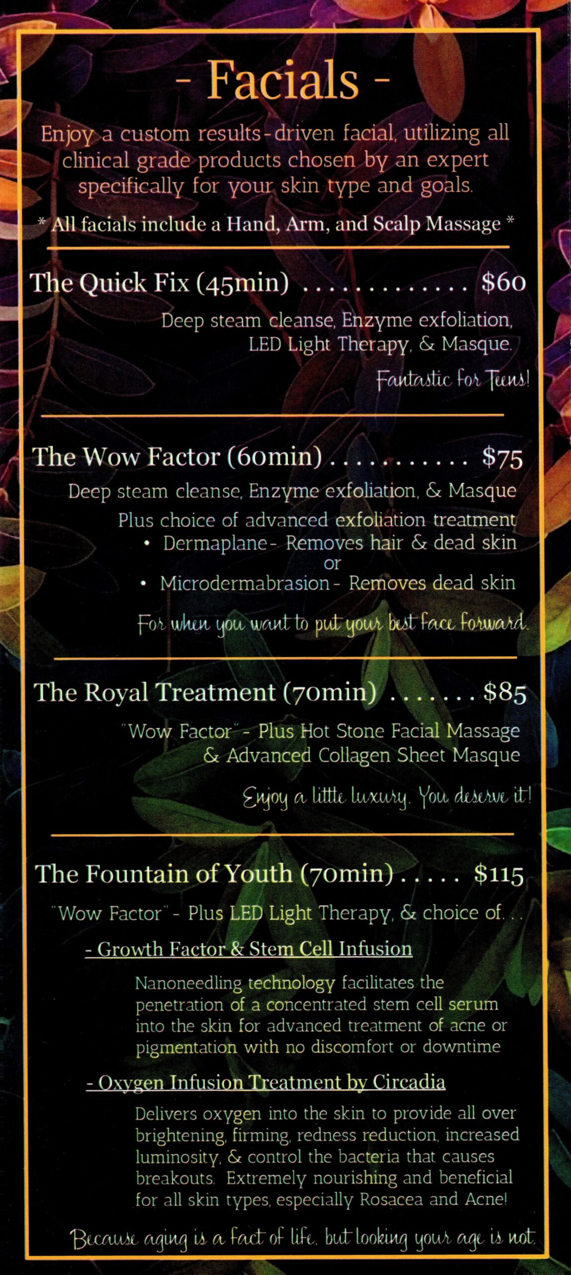 Menu Aug 2021 Side A